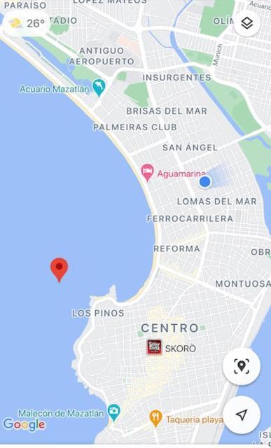 Casa Brisa Y Departamentos! A 3 Min La Playa&Malecon Villa Mazatlán Kültér fotó